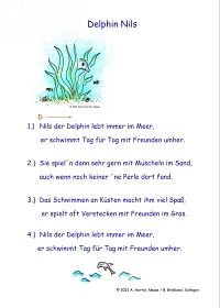 Hier ein Liedblatt für
                  Kinder